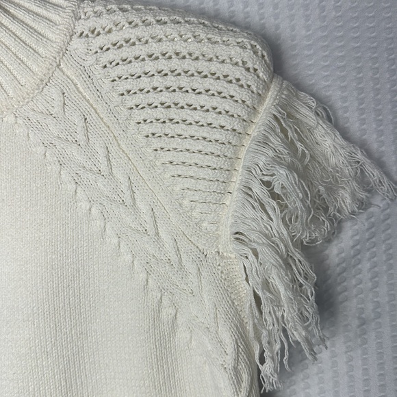 Fringed Sweater Tee Anthropologie - Picture 5 of 11